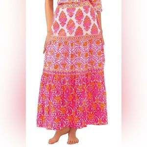 Gretchen Scott block print maxi skirt